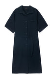Women's Airy Shirt Dress — Navy