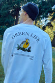 Unisex Long Sleeve Green Life Shirt