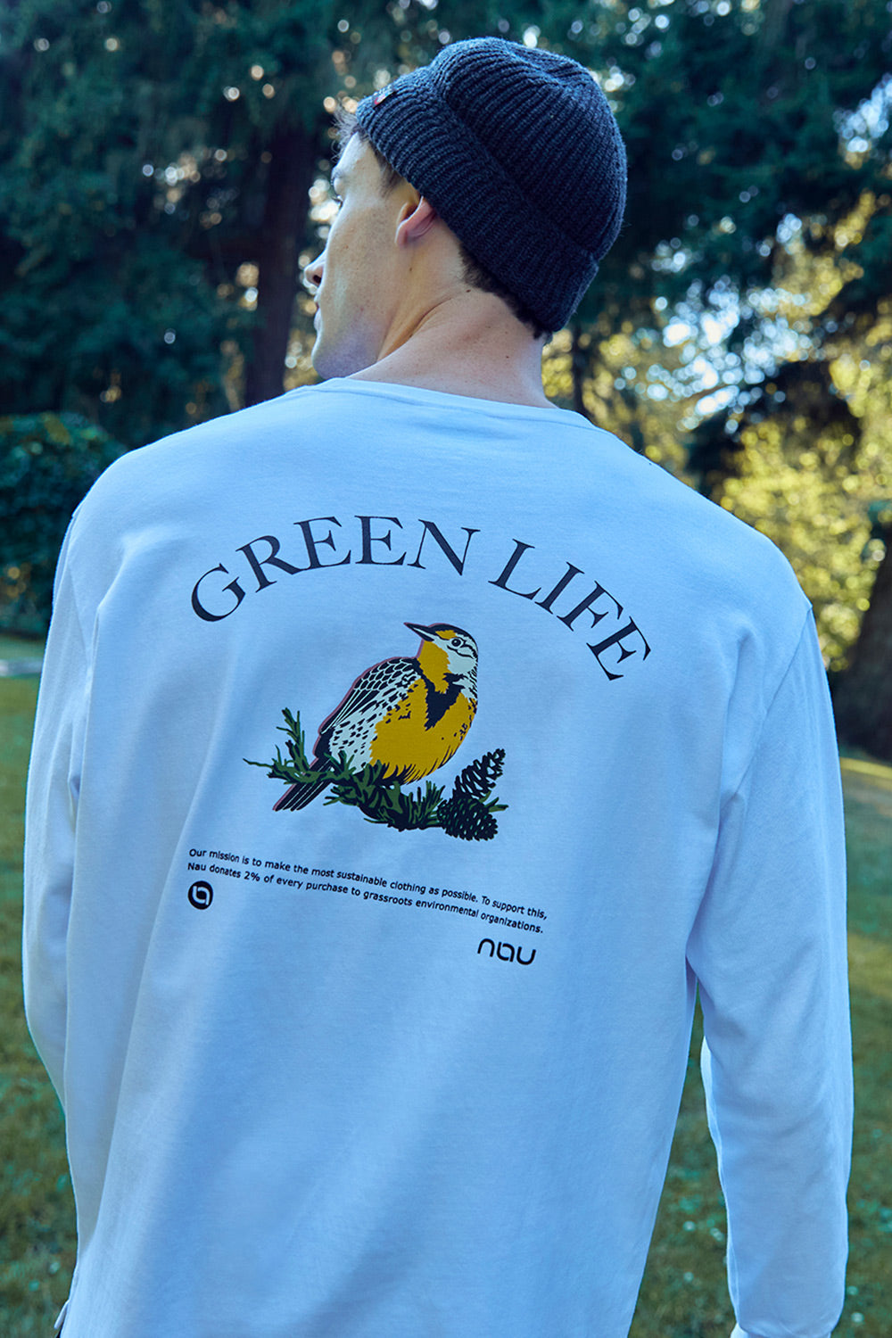 Unisex Long Sleeve Green Life Shirt