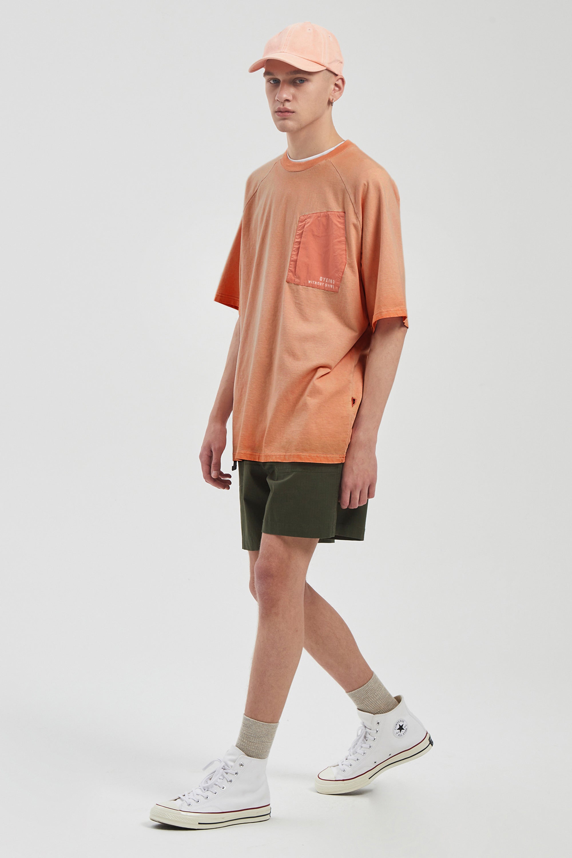 Woven Patched T-Shirt