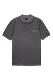 Garment Dyed Polo - Dark Gray