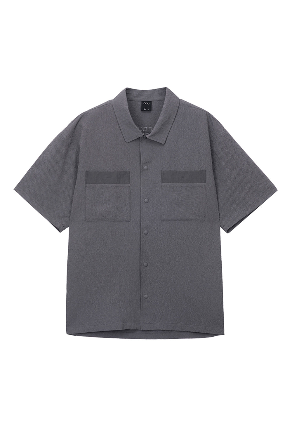 Airy Short Sleeved Shirt - Gray