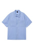 Airy Short Sleeved Shirt - sky blue