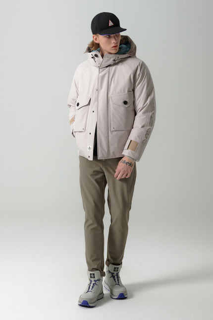 Gore-Tex Hooded Re:DownⓇ Jacket - White Sand
