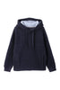 men's pohlar recycled polyester high-pile fleece pullover hoodie - navy