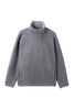 men's pohlar recycled polyester high-pile fleece quarter zip pullover - grey